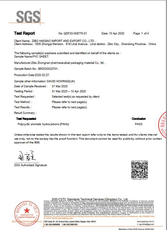 SGS report