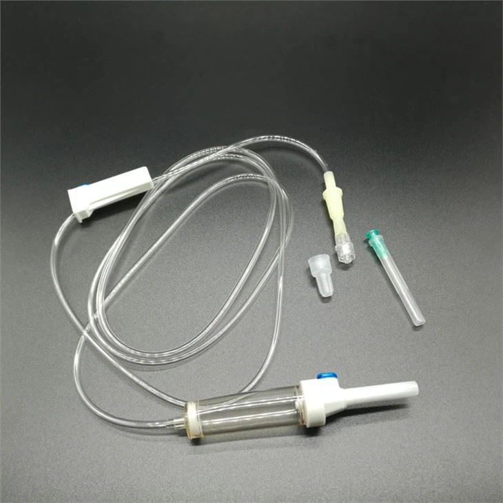 Einweg-3-Wege-Absperrhahn-Infusionssets mit medizinischer PVC-Verlängerungsschlauchleitung