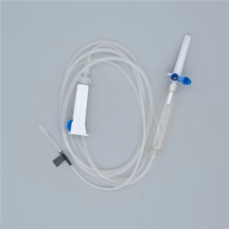 Disposable 3 Way Stop Cock Infusion Sets With Medical Pvc Extension Tube Line