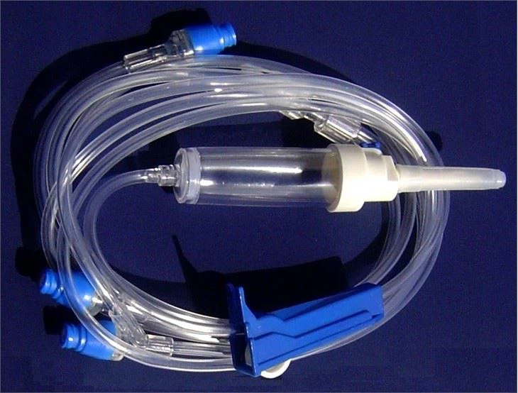 Disposable 3 Way Stop Cock Infusion Sets With Medical Pvc Extension Tube Line